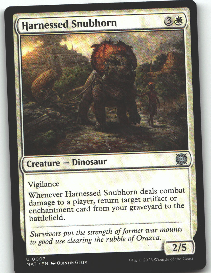Harnessed Snubhorn