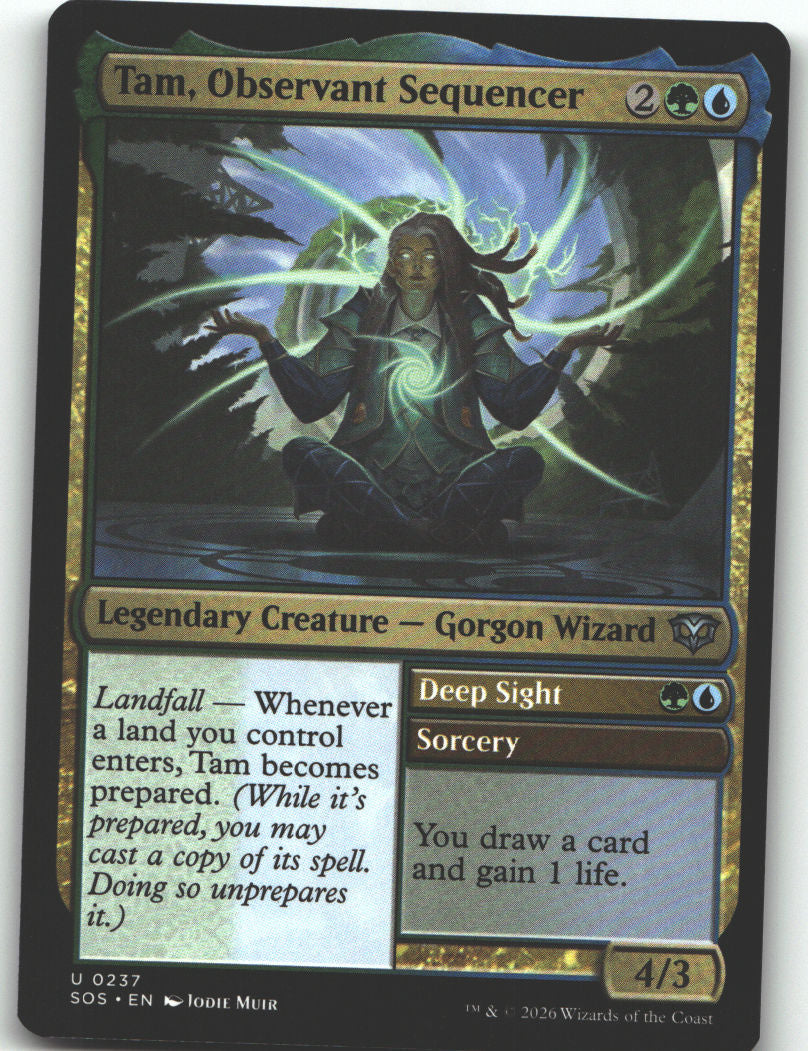 Tam, Observant Sequencer