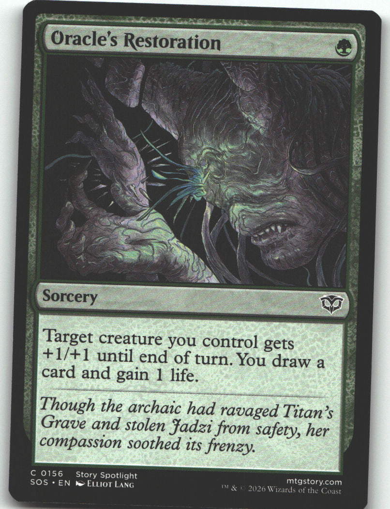 Oracle's Restoration