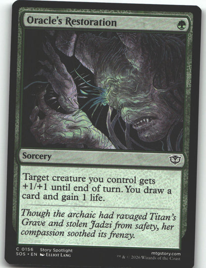 Oracle's Restoration