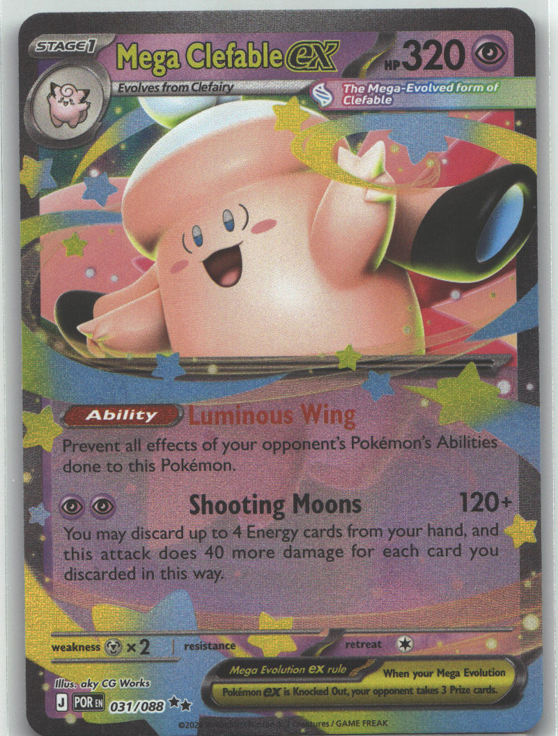 Mega Clefable ex - 031/088