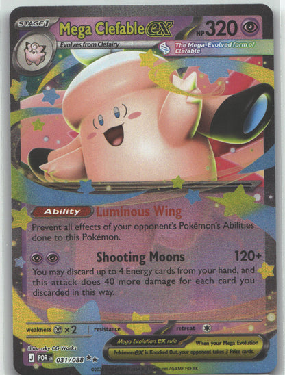 Mega Clefable ex - 031/088