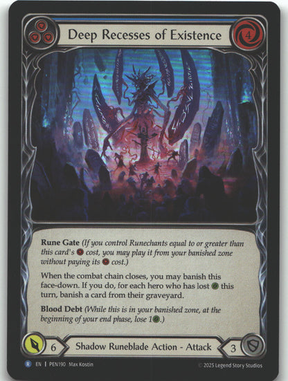 Deep Recesses Of Existence (Blue) | Near Mint / English / Rainbow Foil