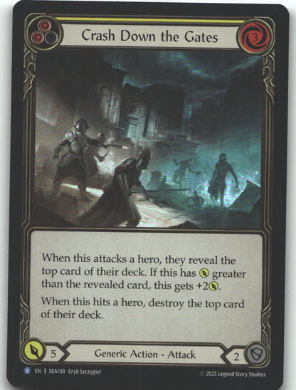 Crash Down the Gates (Yellow)