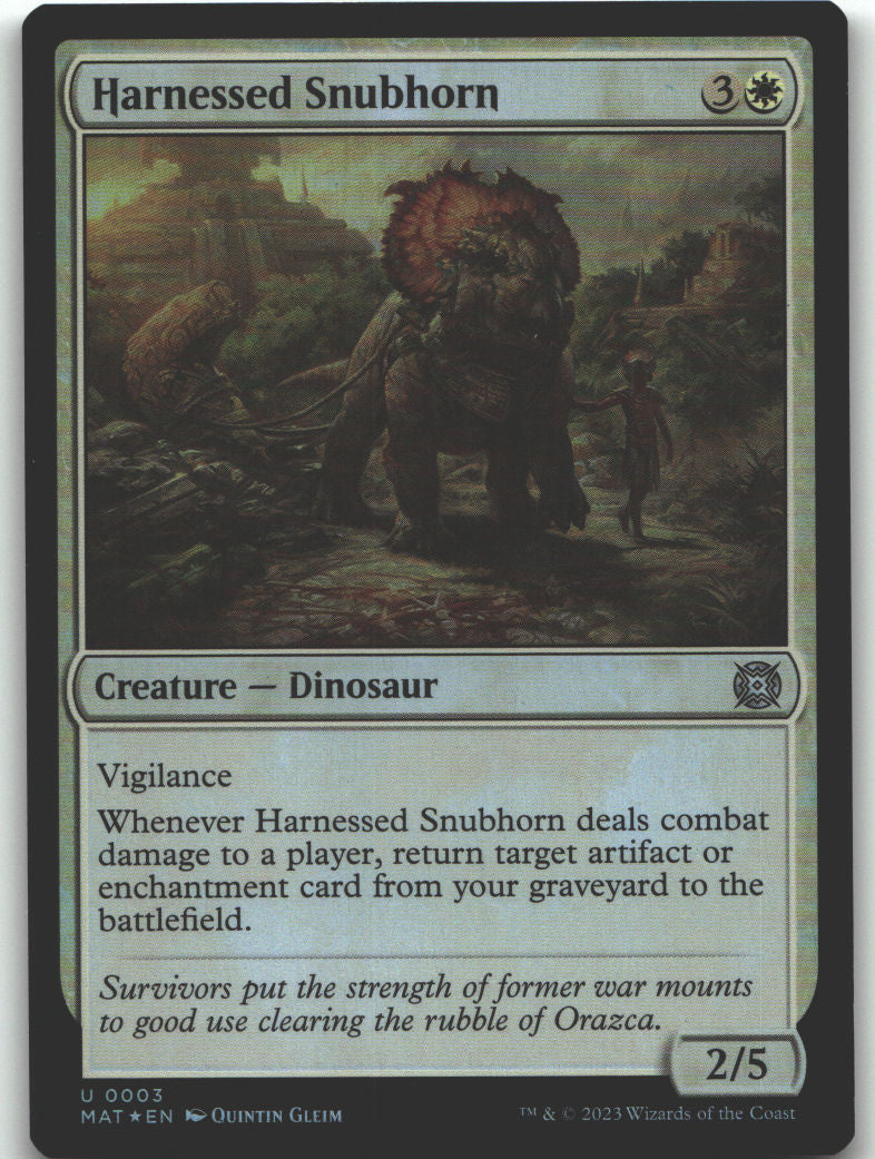 Harnessed Snubhorn