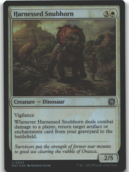 Harnessed Snubhorn