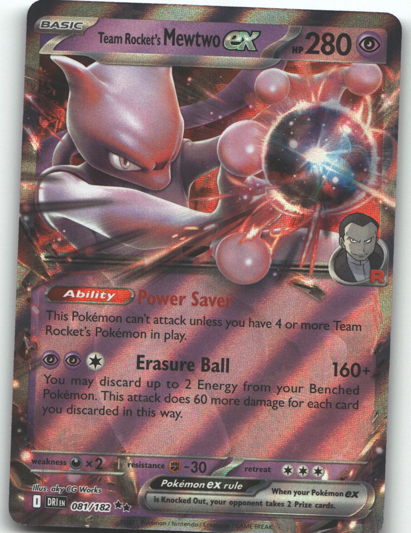 Team Rocket's Mewtwo ex - 081/182