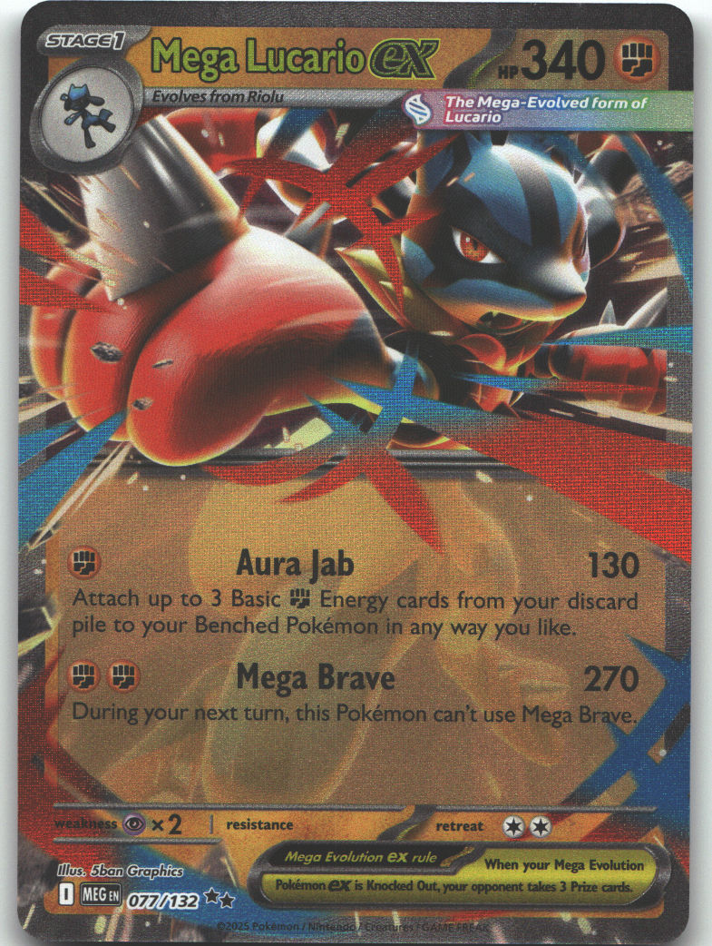 Mega Lucario ex - 077/132