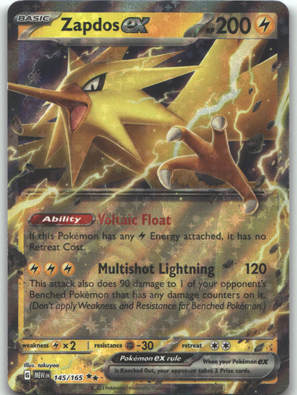 Zapdos ex - 145/165
