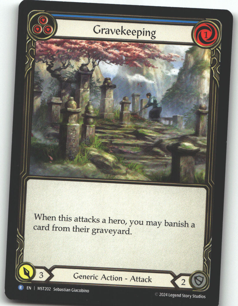 Gravekeeping (Blue)