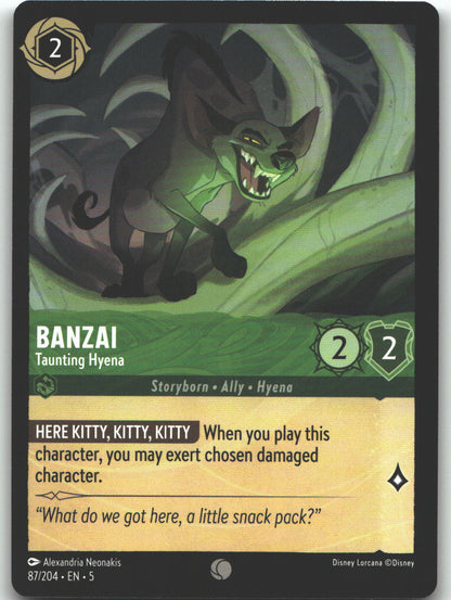 Banzai - Taunting Hyena