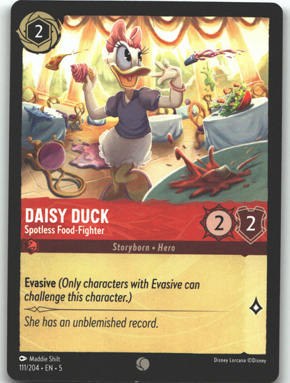 Daisy Duck - Spotless Food-Fighter