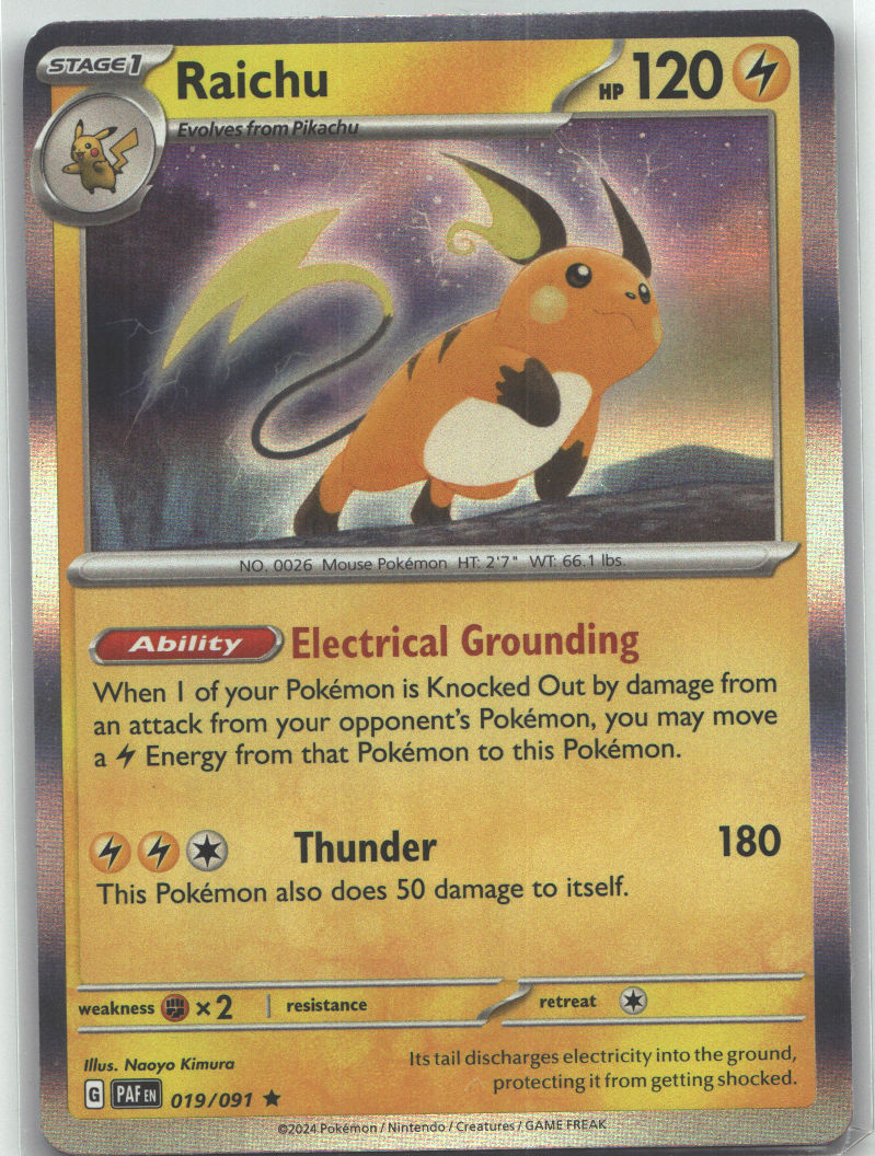Raichu - 019/091