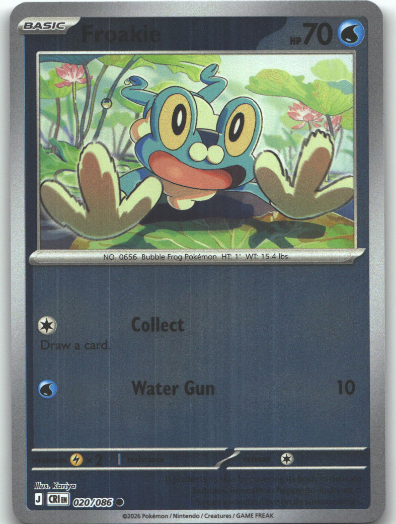 Froakie - 020/086
