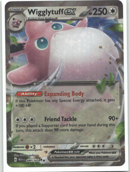 Wigglytuff ex - 040/165