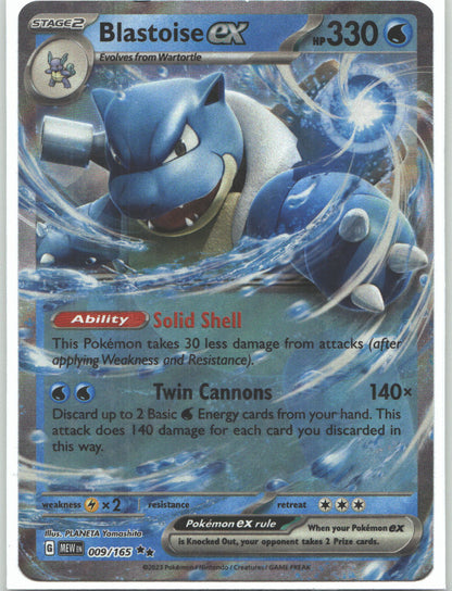 Blastoise ex - 009/165