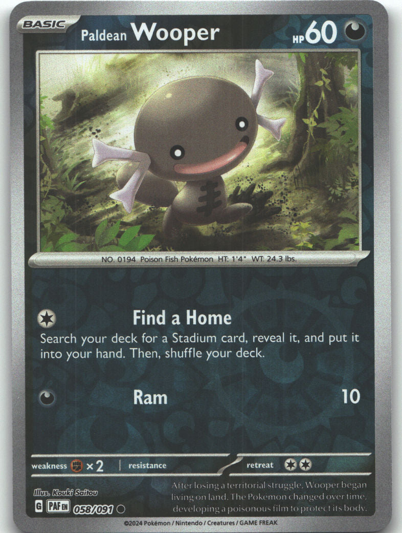 Paldean Wooper - 058/091
