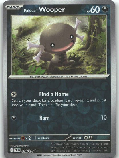 Paldean Wooper - 058/091