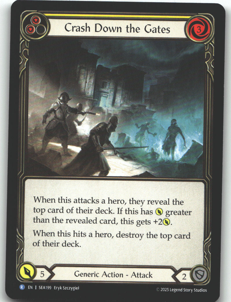 Crash Down the Gates (Yellow)