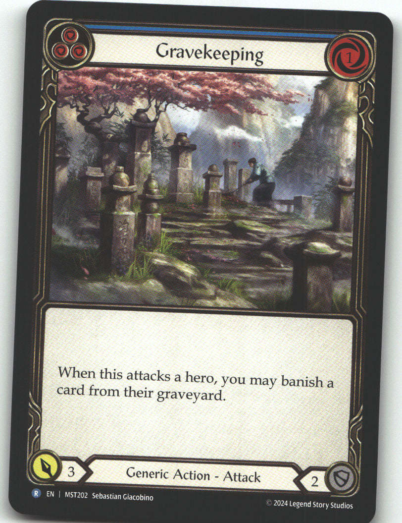 Gravekeeping (Blue)
