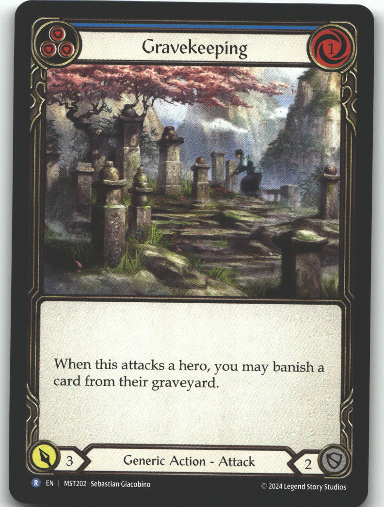 Gravekeeping (Blue)