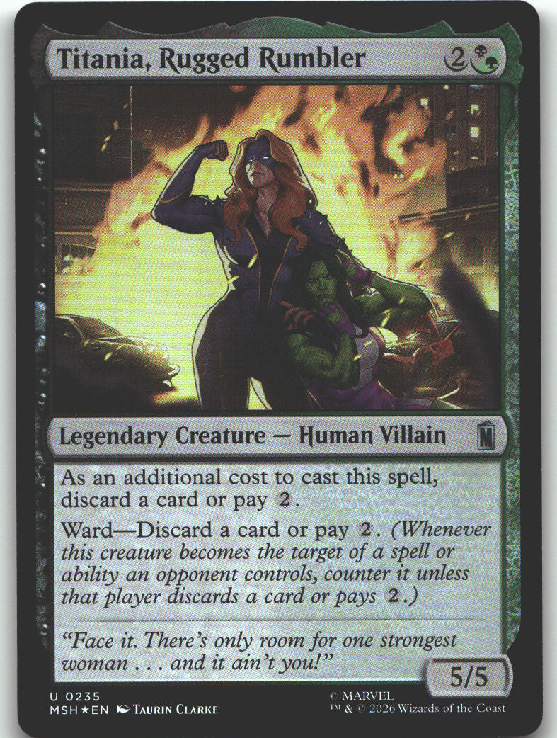 Titania, Rugged Rumbler