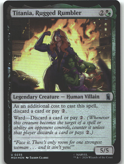 Titania, Rugged Rumbler