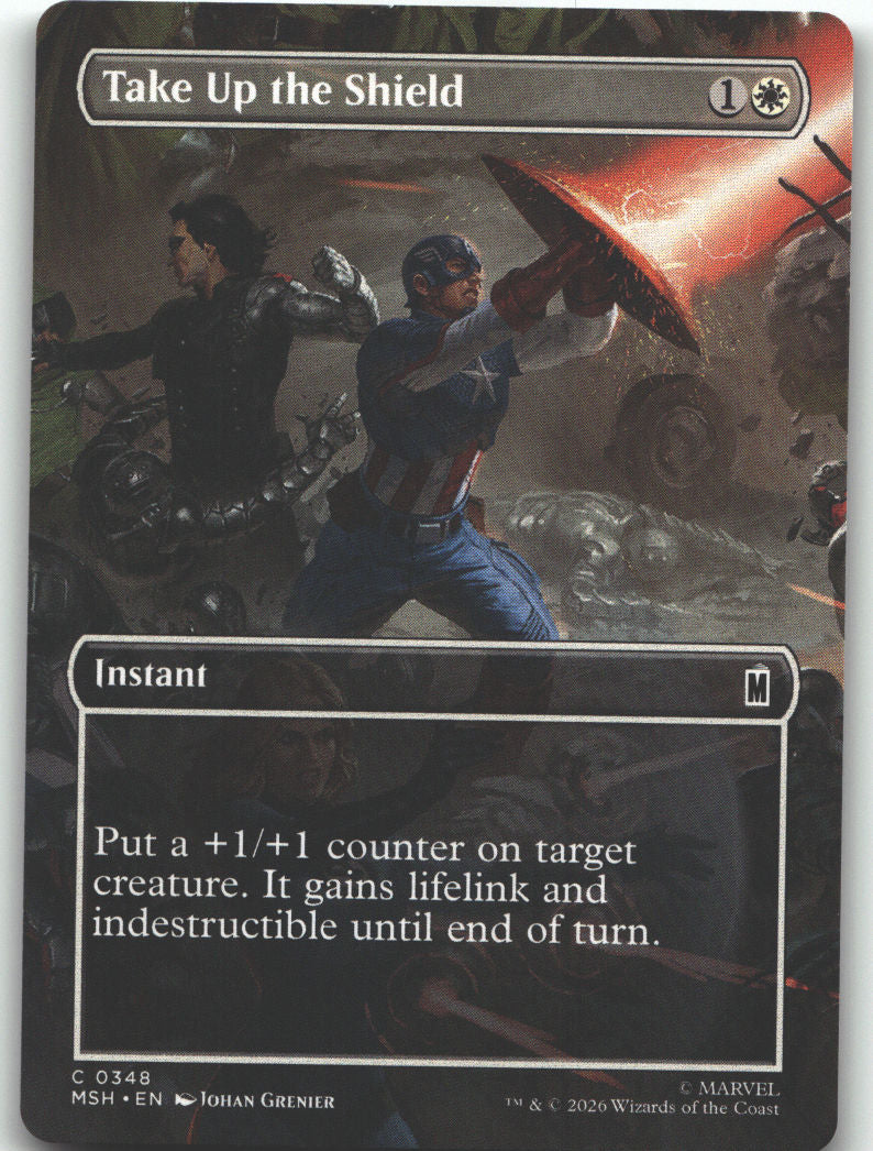 Take Up the Shield (Borderless)