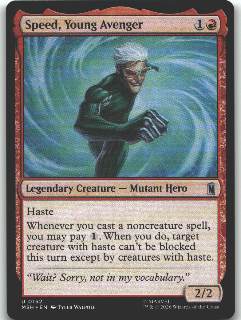 Speed, Young Avenger