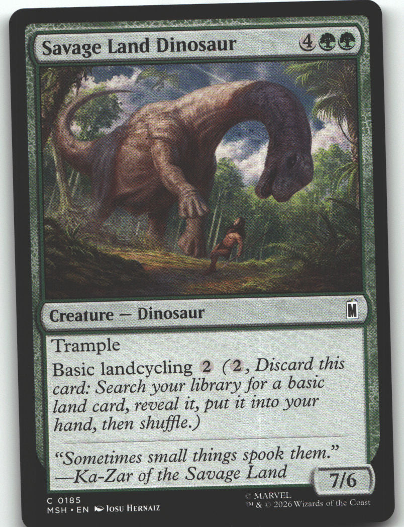 Savage Land Dinosaur