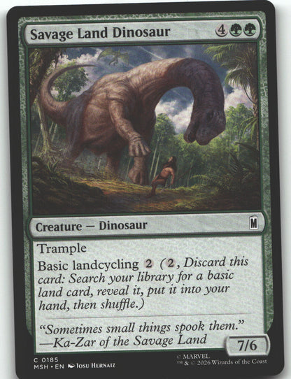 Savage Land Dinosaur