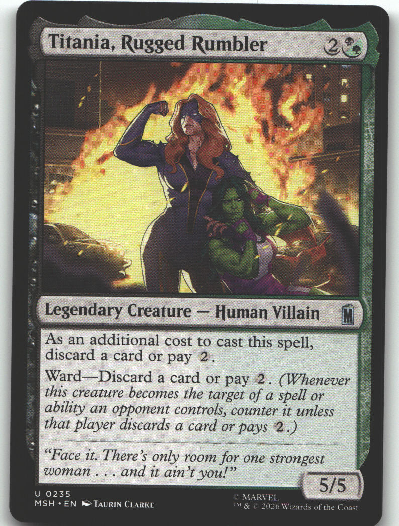 Titania, Rugged Rumbler