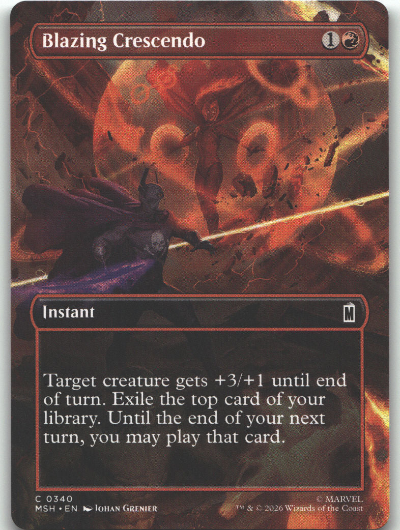 Blazing Crescendo (Borderless)