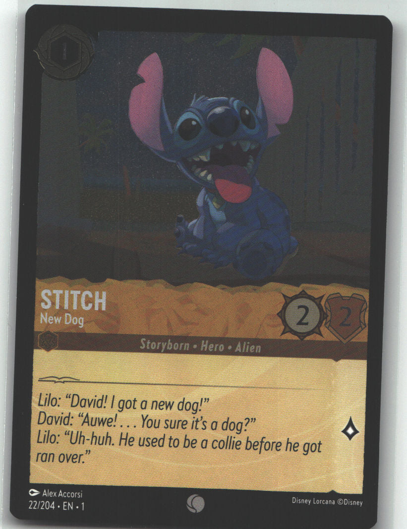Stitch - New Dog