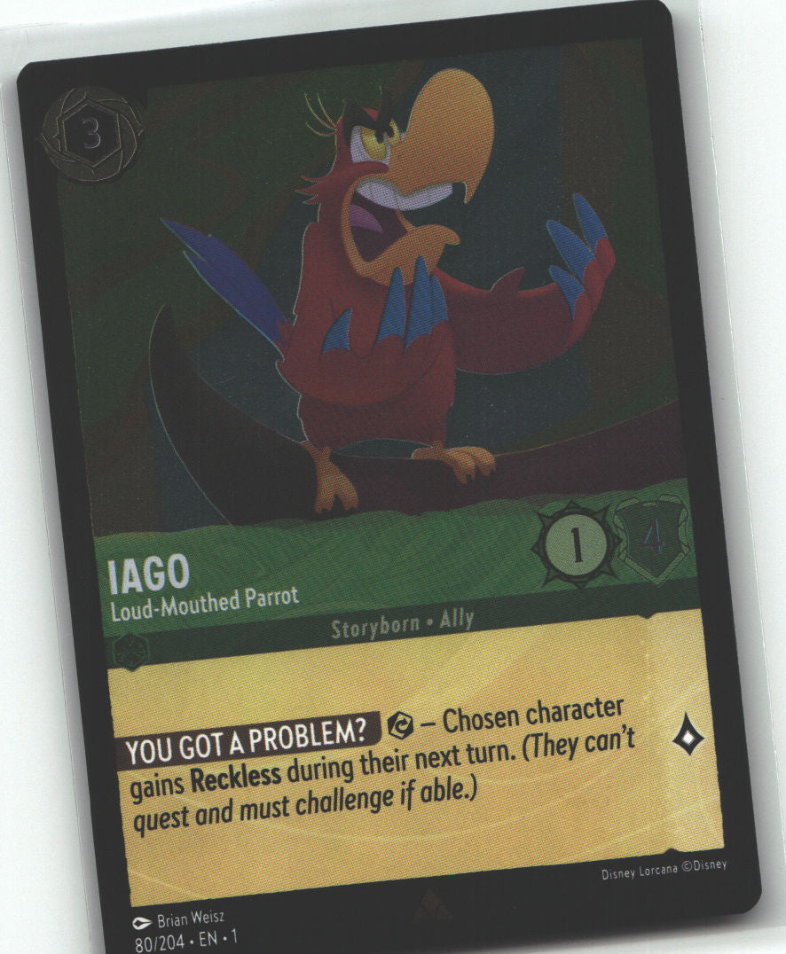 Iago - Loud-Mouthed Parrot