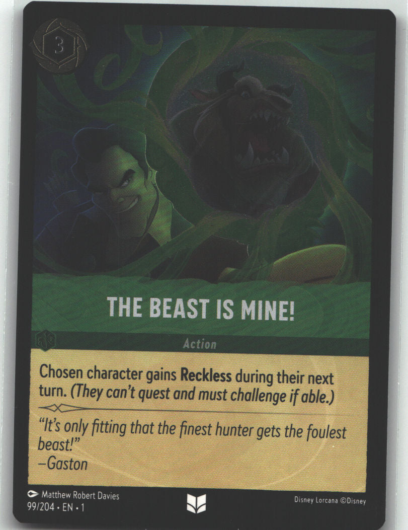 The Beast is Mine!