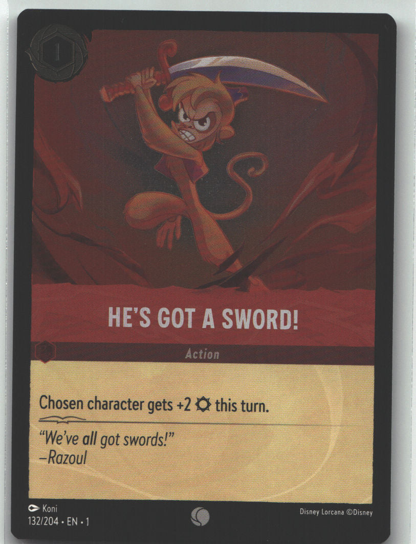 He's Got A Sword!