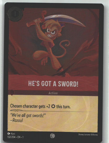 He's Got A Sword!