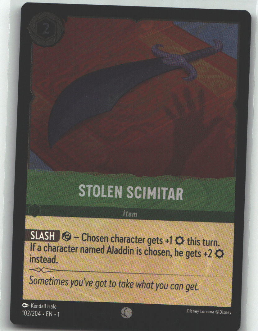 Stolen Scimitar