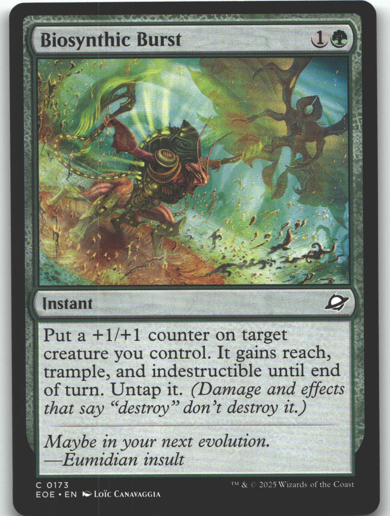 Biosynthic Burst