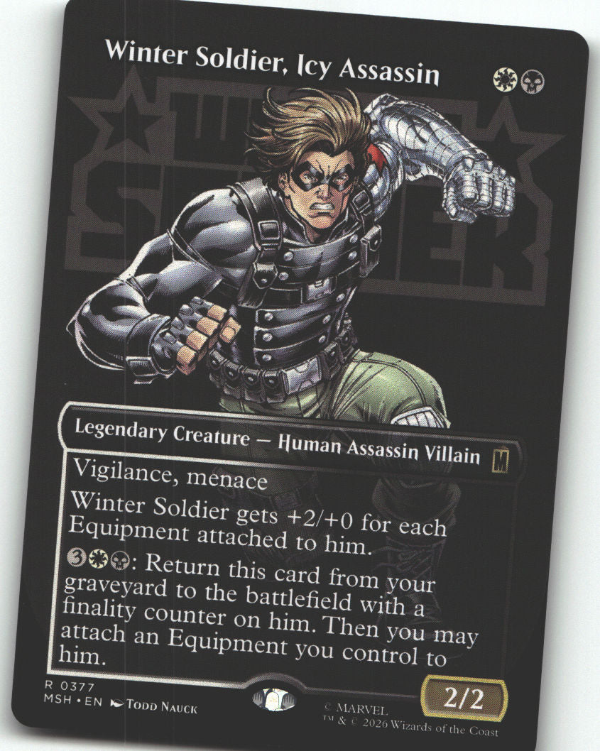 Winter Soldier, Icy Assassin (Borderless)