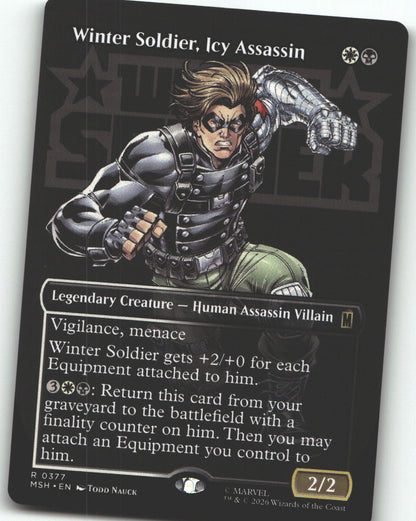 Winter Soldier, Icy Assassin (Borderless)