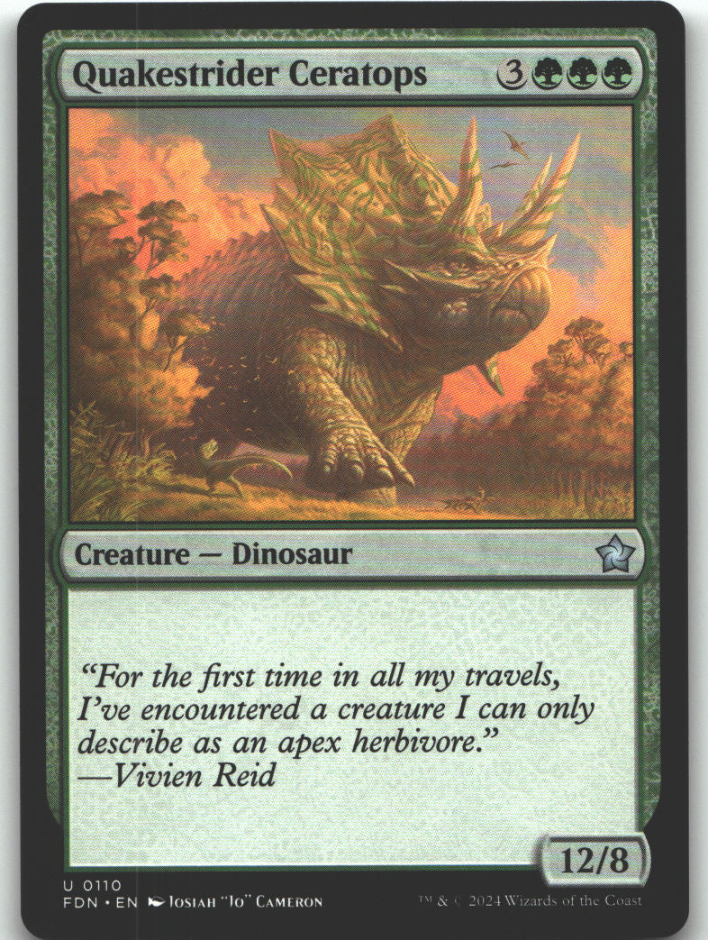 Quakestrider Ceratops
