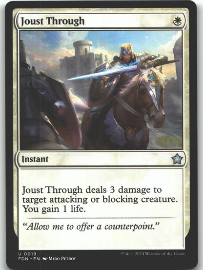 Joust Through