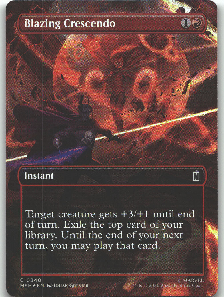 Blazing Crescendo (Borderless)