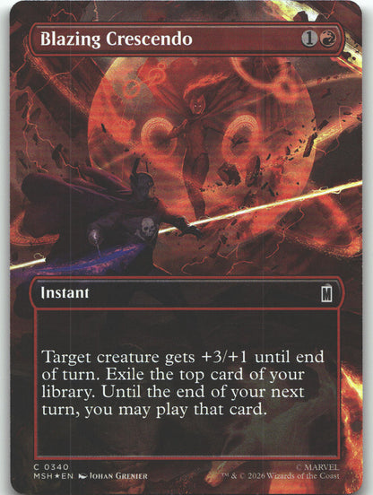 Blazing Crescendo (Borderless)