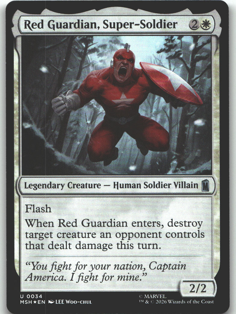 Red Guardian, Super-Soldier