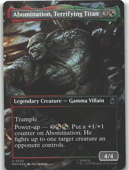 Abomination, Terrifying Titan (Borderless)
