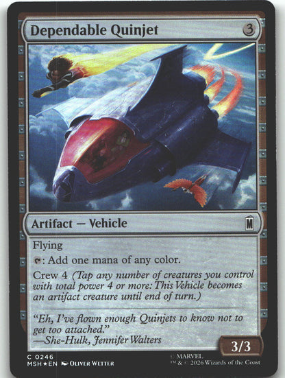 Dependable Quinjet