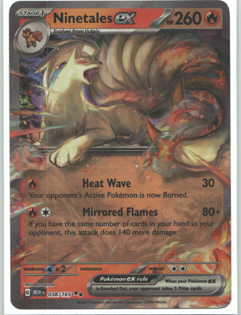 Ninetales ex - 038/165